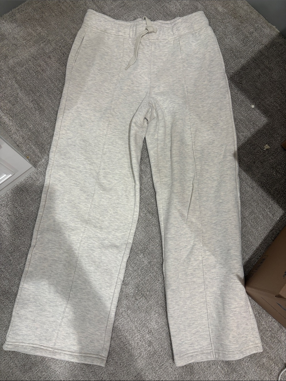 RBX Heather Gray Cozy Sweatpants with Drawstring